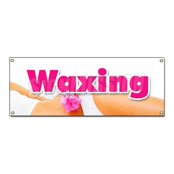 WAXING BANNER SIGN brazilian wax european body waxing women spa salon